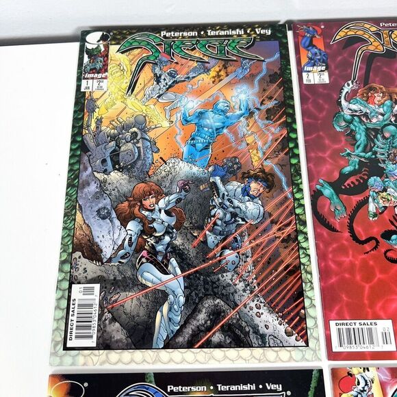 Complete Set of Siege #1-4 Brandon Peterson (Image Comics, 1997) - Picture 2 of 6